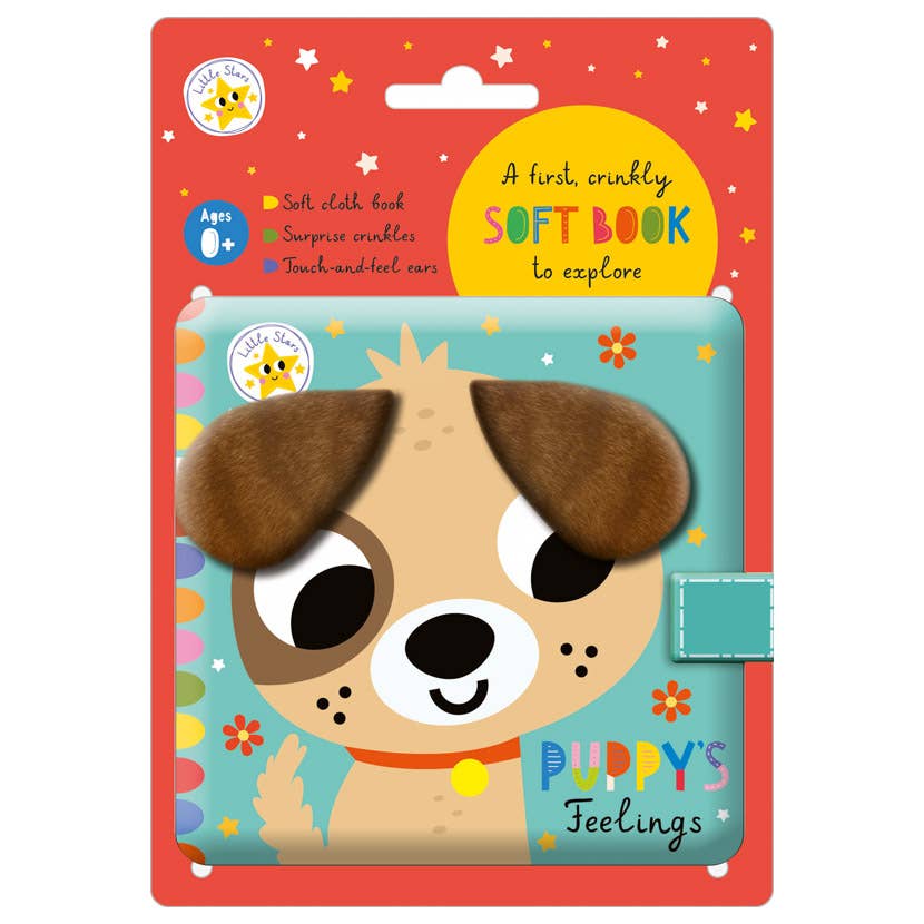 Little Stars Puppy's Feelings Soft Book - front