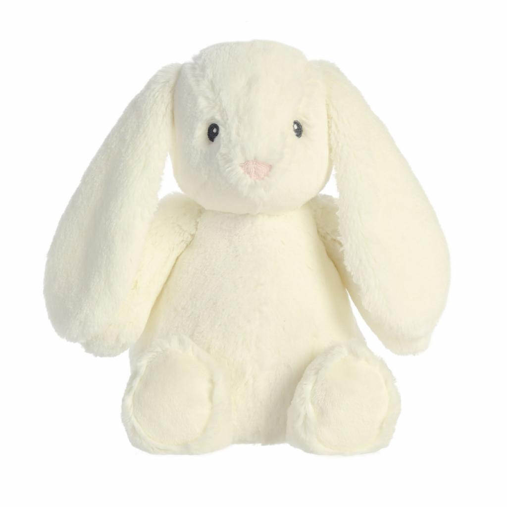 Aurora Ebba Dewey White Rabbit - Medium - Sold by Say It Baby Gifts. eco bunny