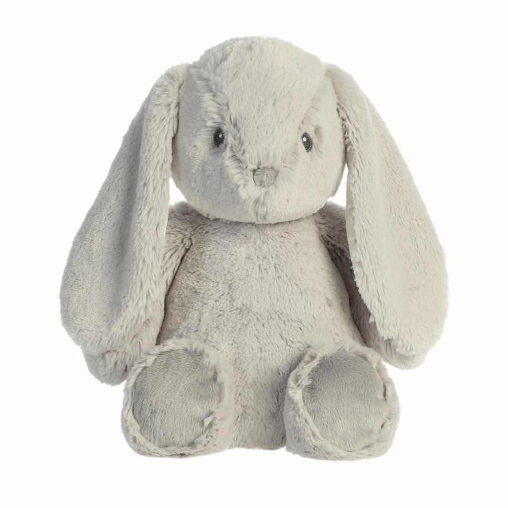 Aurora Ebba Dewey Silver Rabbit - Medium from the Eco Range. Sold by Say It Baby Gifts
