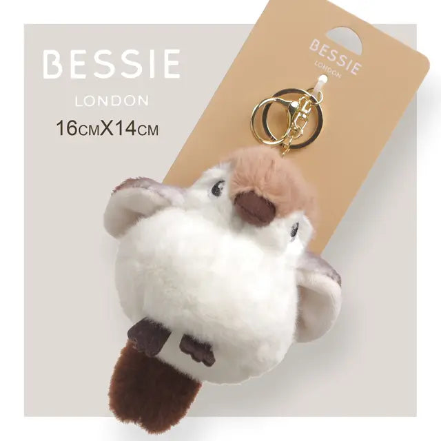 Bessie London Plush Bird Bag Charm