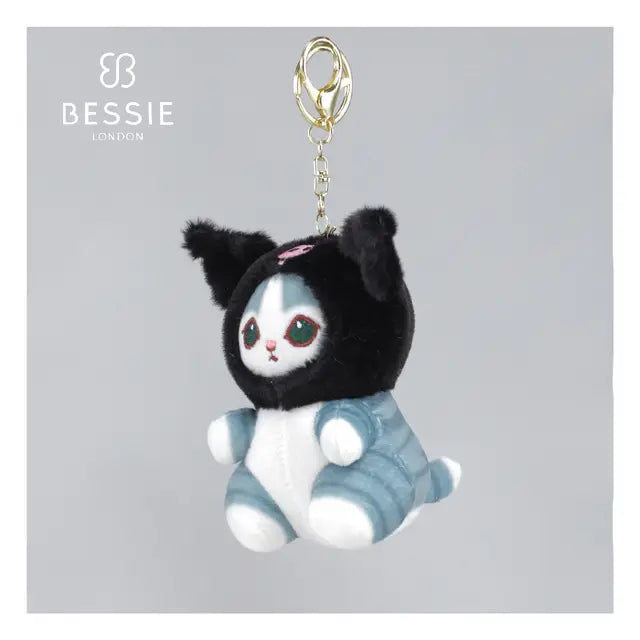 Bessie London Plush Kitten Bag Charm
