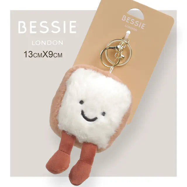 Bessie London Plush Toast Bag Charm