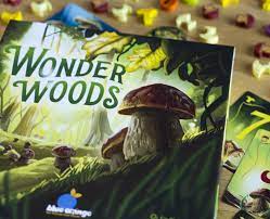 Wonder Woods mushroom game by Blue Orange. Sold by Board Hoarders