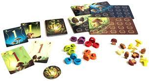Wonder Woods mushroom game by Blue Orange. Sold by Board Hoarders