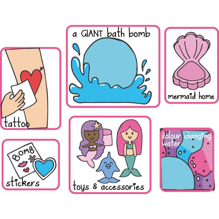Bomb Cosmetics Under the Sea Bomb Surprise Blaster Gift - a gift bomb filled with 6 special surprises for kids!