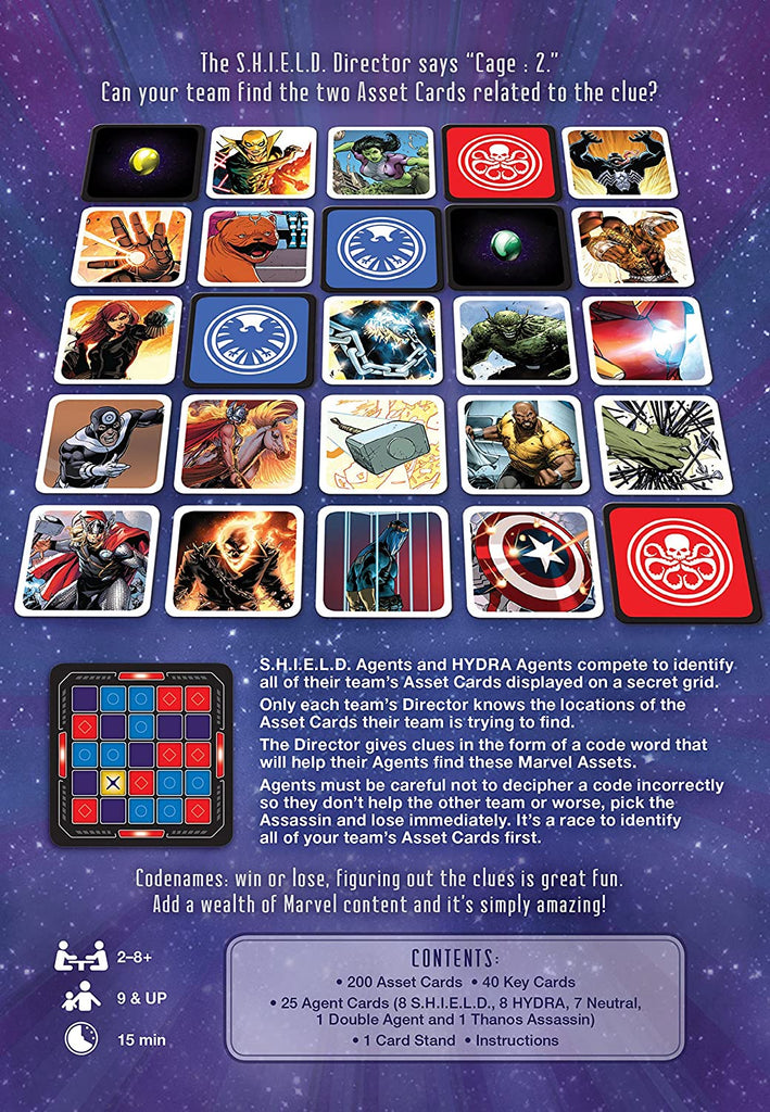 Codenames Marvel Czech Games Edition