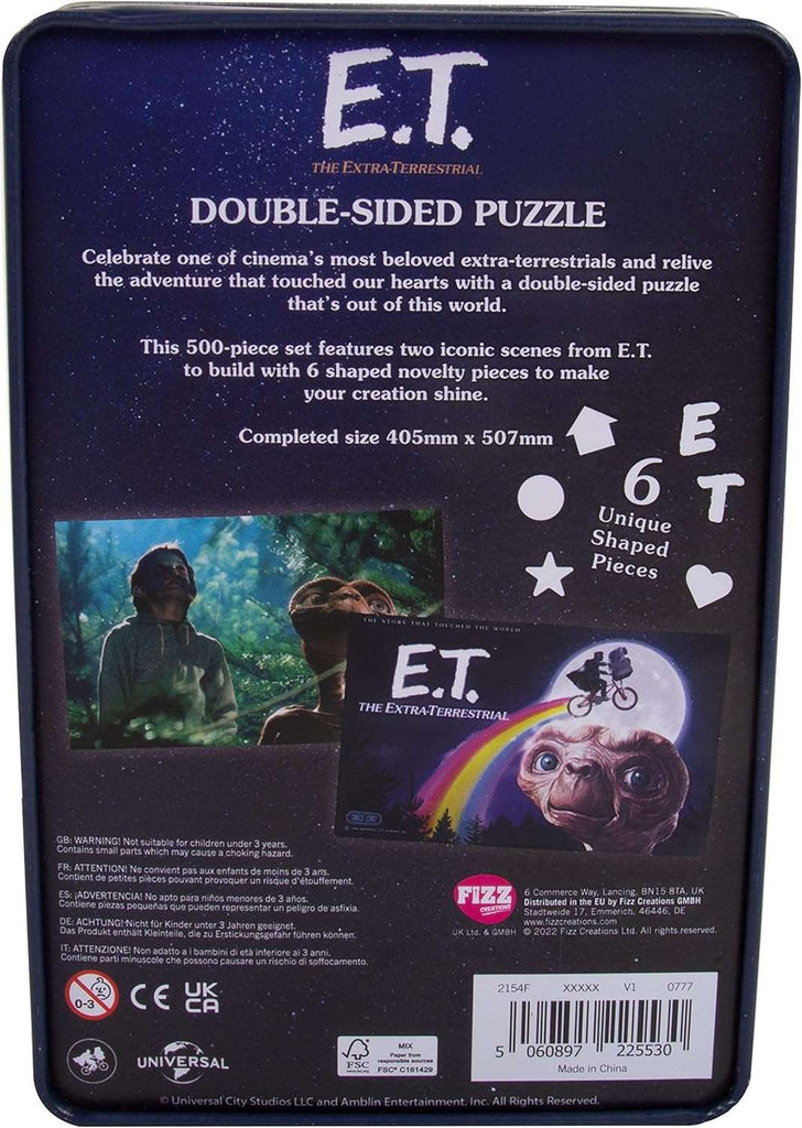 E.T. The Extra-Terrestrial Double Sided Puzzle