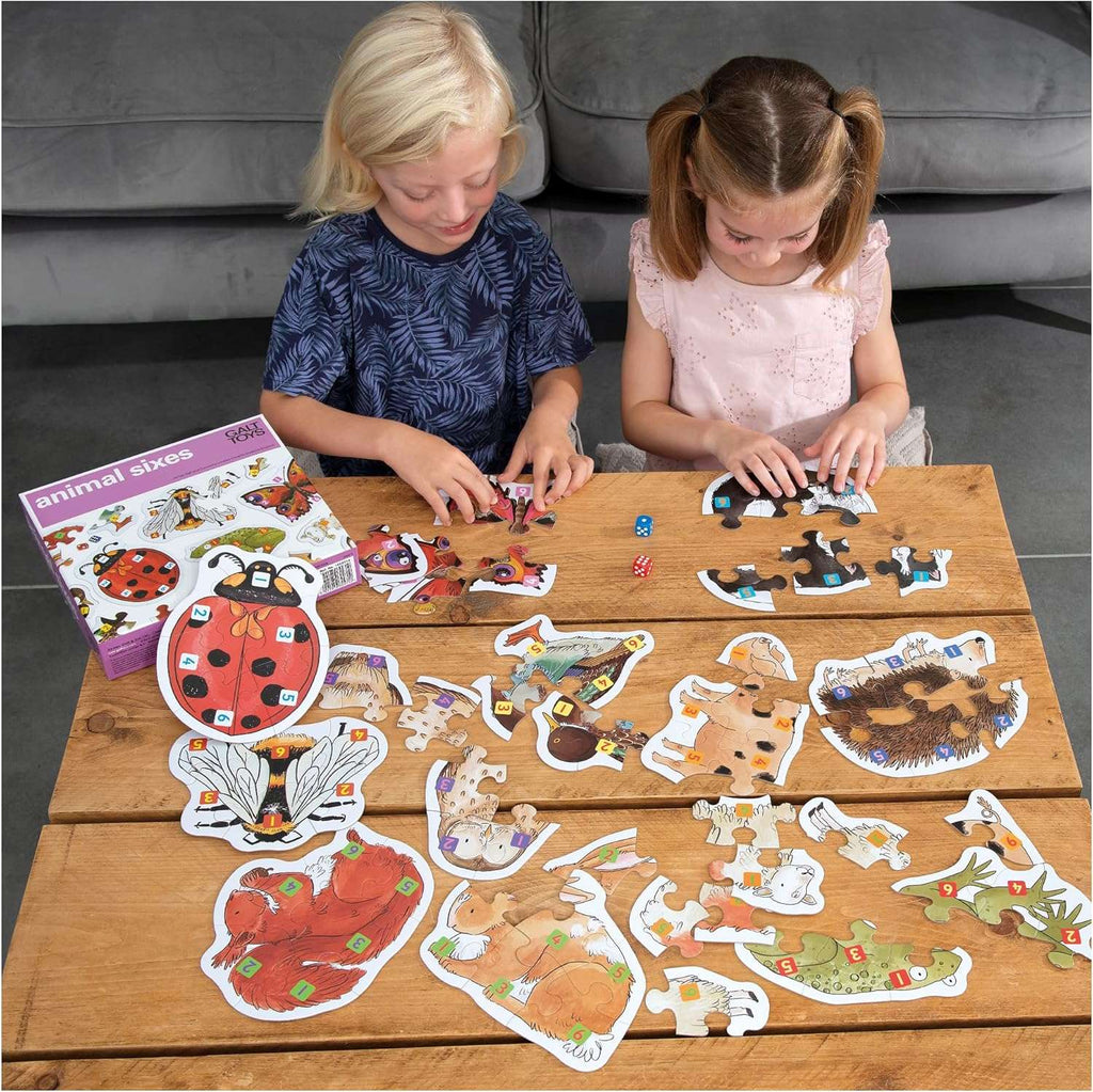 Galt Toys Animal Sixes Game