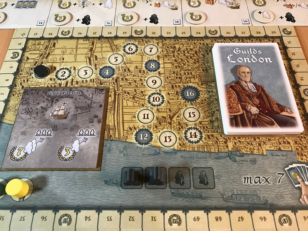 Guilds of London Board Game - Board