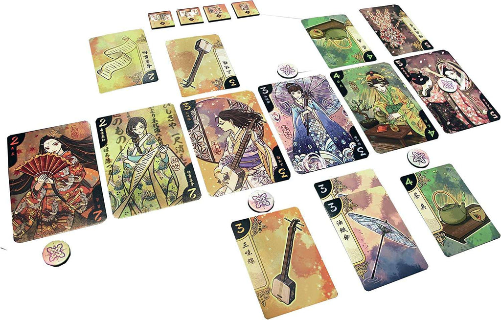 Hanamikoji is a beautiful, light strategy, 2-player card game. Emperor S4. Sold by Board Hoarders