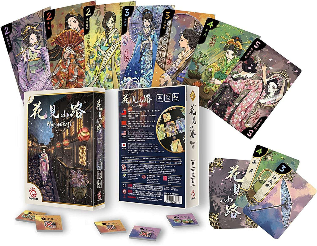 Hanamikoji is a beautiful, light strategy, 2-player card game. Emperor S4. Sold by Board Hoarders