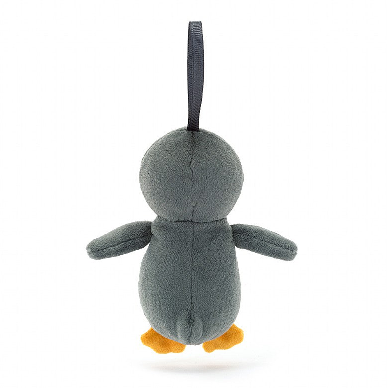 Jellycat Festive Folly Penguin Decoration - a gorgeous little penguin perfect for hanging! FFH6PEN. Sold by Say It Baby Gifts