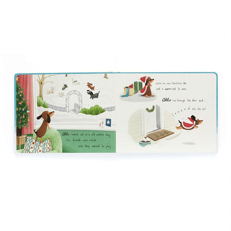 Jellycat Otto’s Snowy Christmas Book BK4OSC Sold by Say It Baby Gifts
