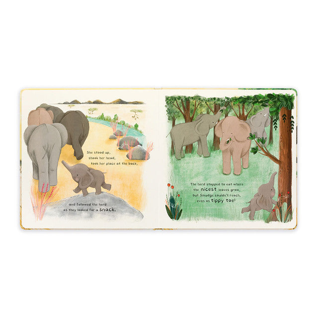 Jellycat Smudge The Littlest Elephant Book BK4SMG Sold by Say It Baby Gifts
