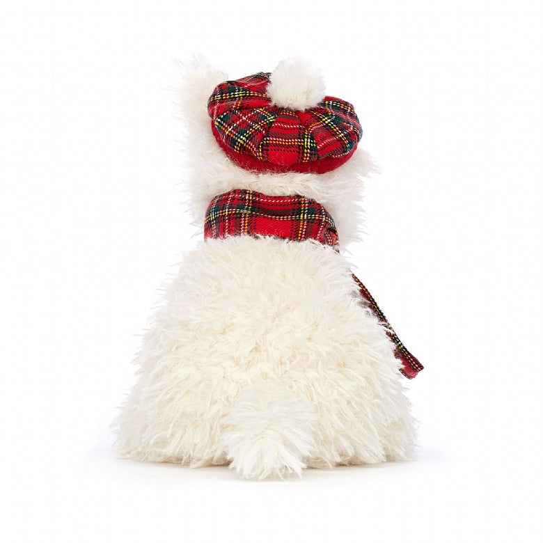 Jellycat Winter Warmer Munro Scottie Dog  -snuggled up with his wee hat and scarf and ready for the cold! MUN3FSD Sold by Say It Baby Gifts