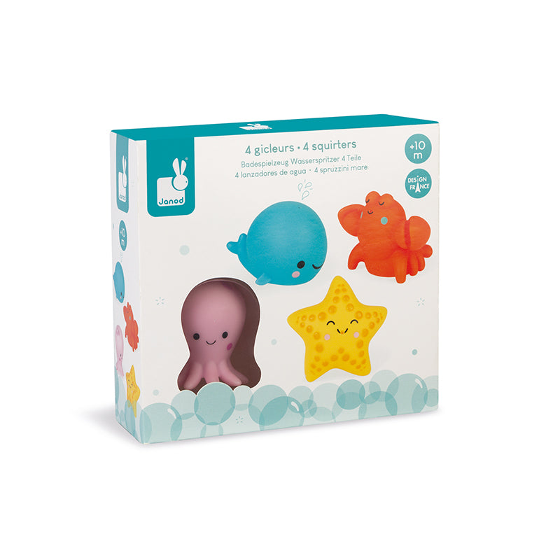 Janod Sea Creatures Bath Toys. Say It Baby Gifts