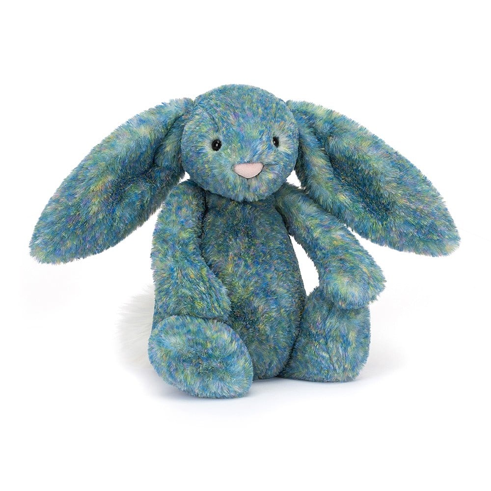 This gorgeous Jellycat Bashful Azure Bunny is from the Jellycat Luxe range and is incredibly soft and luxurious. BAS3AZU