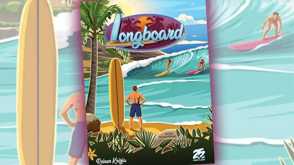 Longboard Card Game by Reiner Knizia. Sold by Board Hoarders