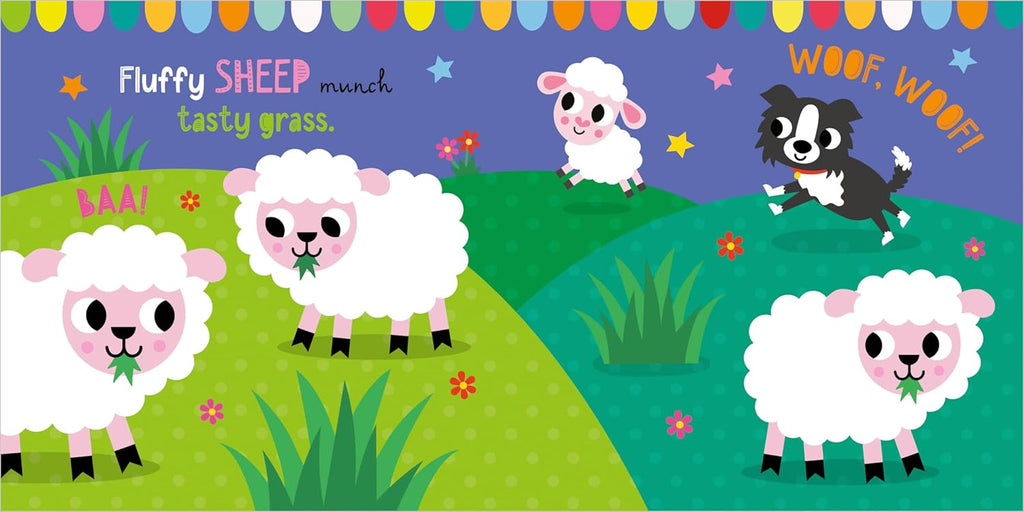 Little Stars On the Farm Soft Book - inside