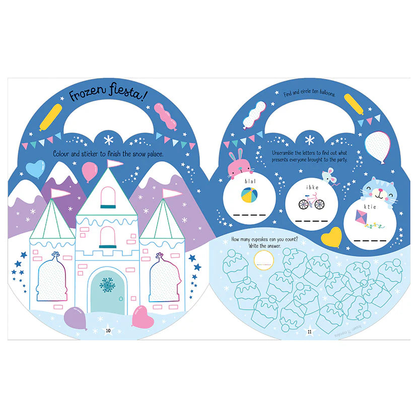 My Snowflake Bag Activity Book - inside