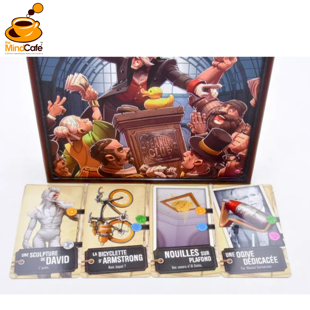 Peanut Club - an auction bidding card game for the whole family - board
