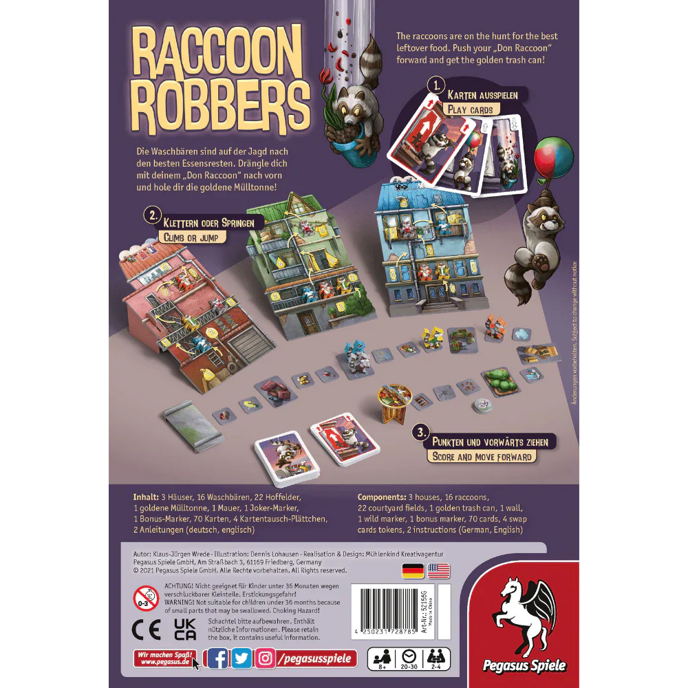 Raccoon Robbers Pegasus Spiele