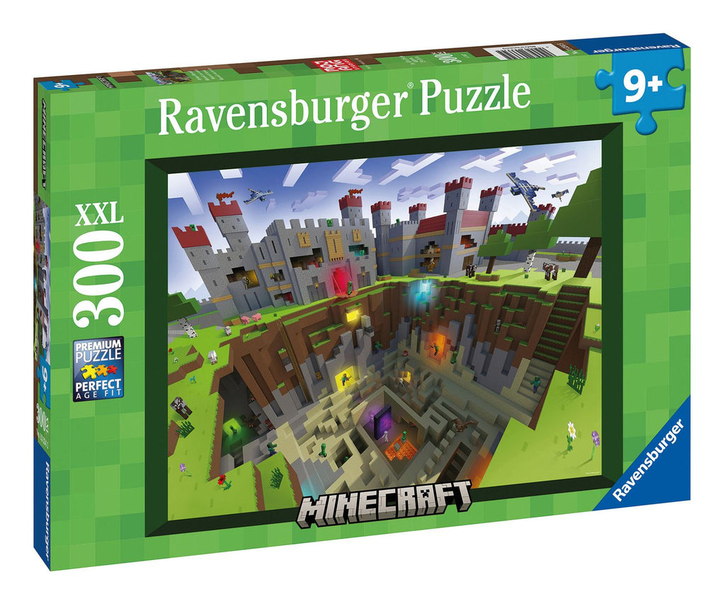 "Minecraft Cutaway" puzzle and journey to the Nether!