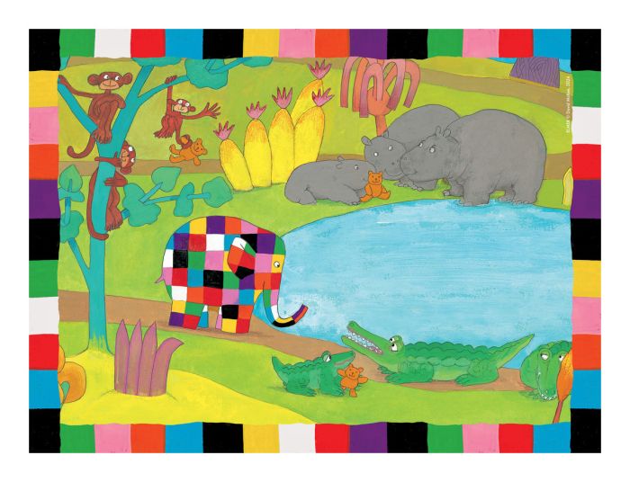 Ravensburger Elmer 4 in a Box Jigsaw Puzzle &nbsp;Four bright and colourful jigsaw puzzles featuring characters Elmer. Puzzle 1
