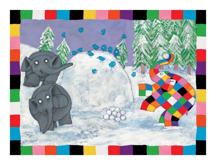 Ravensburger Elmer 4 in a Box Jigsaw Puzzle &nbsp;Four bright and colourful jigsaw puzzles featuring characters Elmer. Puzzle 2
