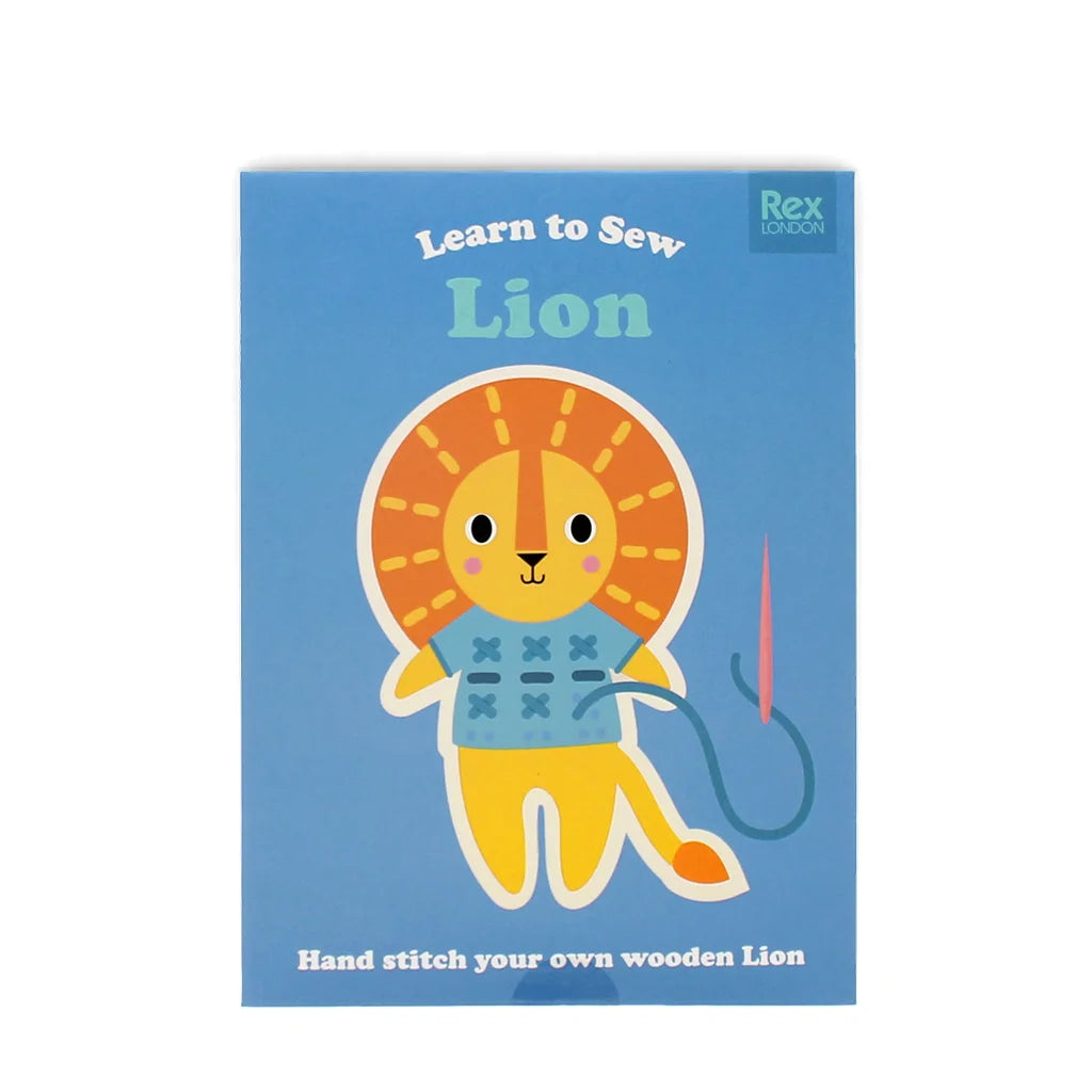 Rex London Learn To Sew Wooden Hand-Stitch Set - Lion | Say It Baby ...