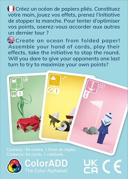 Sea Salt & Paper -  card game by Bombyx. Origami themed card game, Sold by Board Hoarders