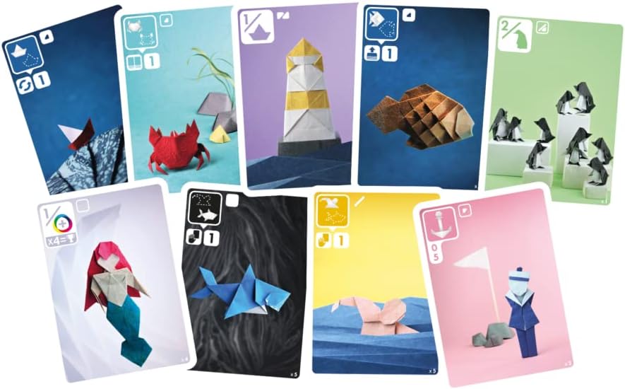 Sea Salt & Paper -  card game by Bombyx. Origami themed card game, Sold by Board Hoarders