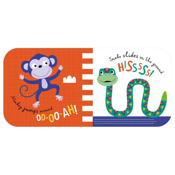 Meet the perfect buddy for your little explorer- the Sensory Snuggables Lion Puppet Soft Book - inside