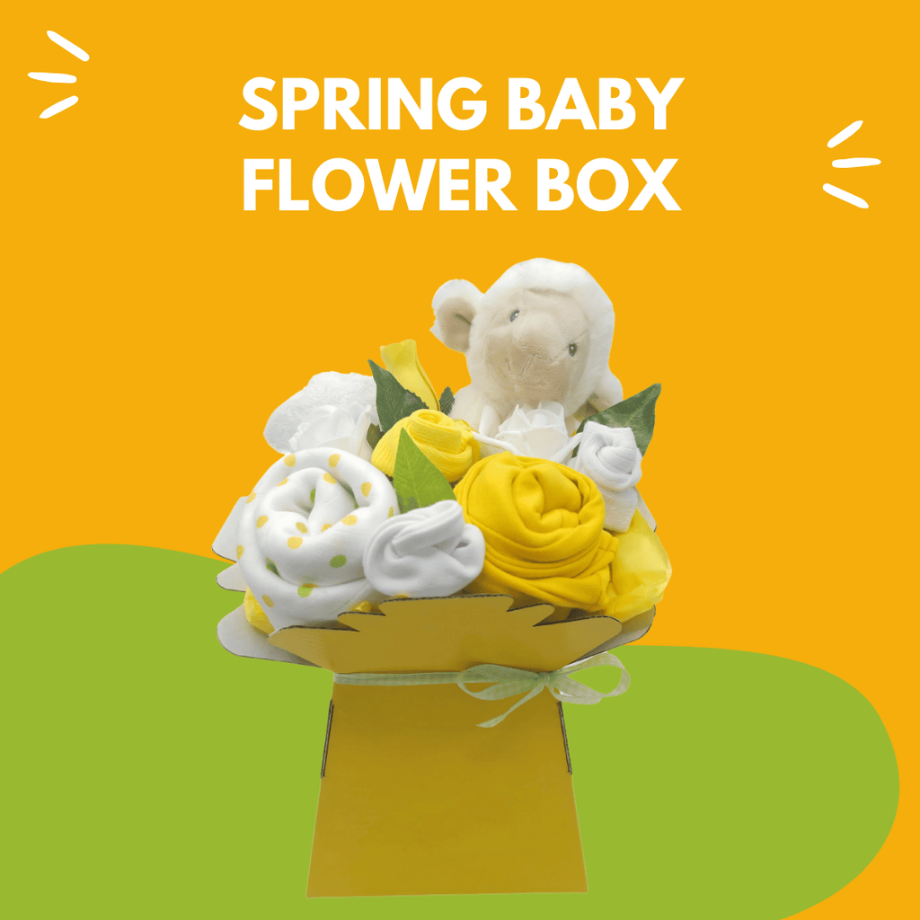 Say It Baby - Spring Baby Clothes Flower Box - a perfect gift for a spring time arrival!