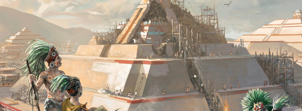 Teotihuacan: City of Gods Board & Dice