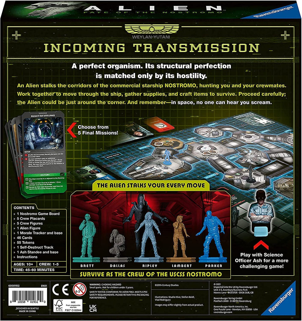 Alien Fate of The Nostromo Ravensburger