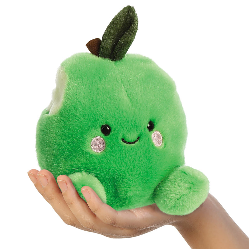 Aurora Palm Pals Jolly Green Apple Soft Toy. Sold by Say It Baby Gifts