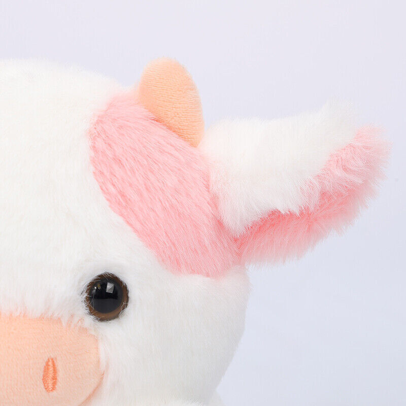 Aurora Palm Pals Belle Strawberry Cow Soft Toy - a gorgeous collectable little toy that will fit perfectly in your palm! Closeup