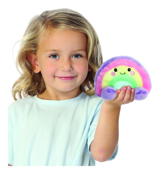 Aurora Palm Vivi Rainbow Soft Toy - in palm