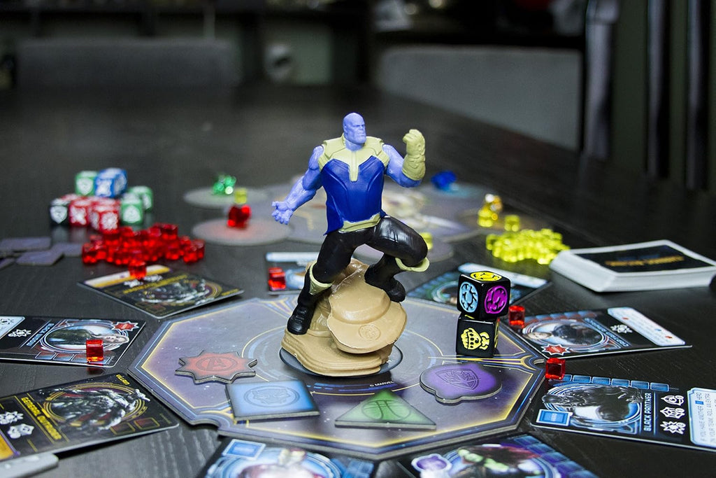 Thanos Rising: Avengers Infinity War - a brilliant cooperative Dice and card Game.