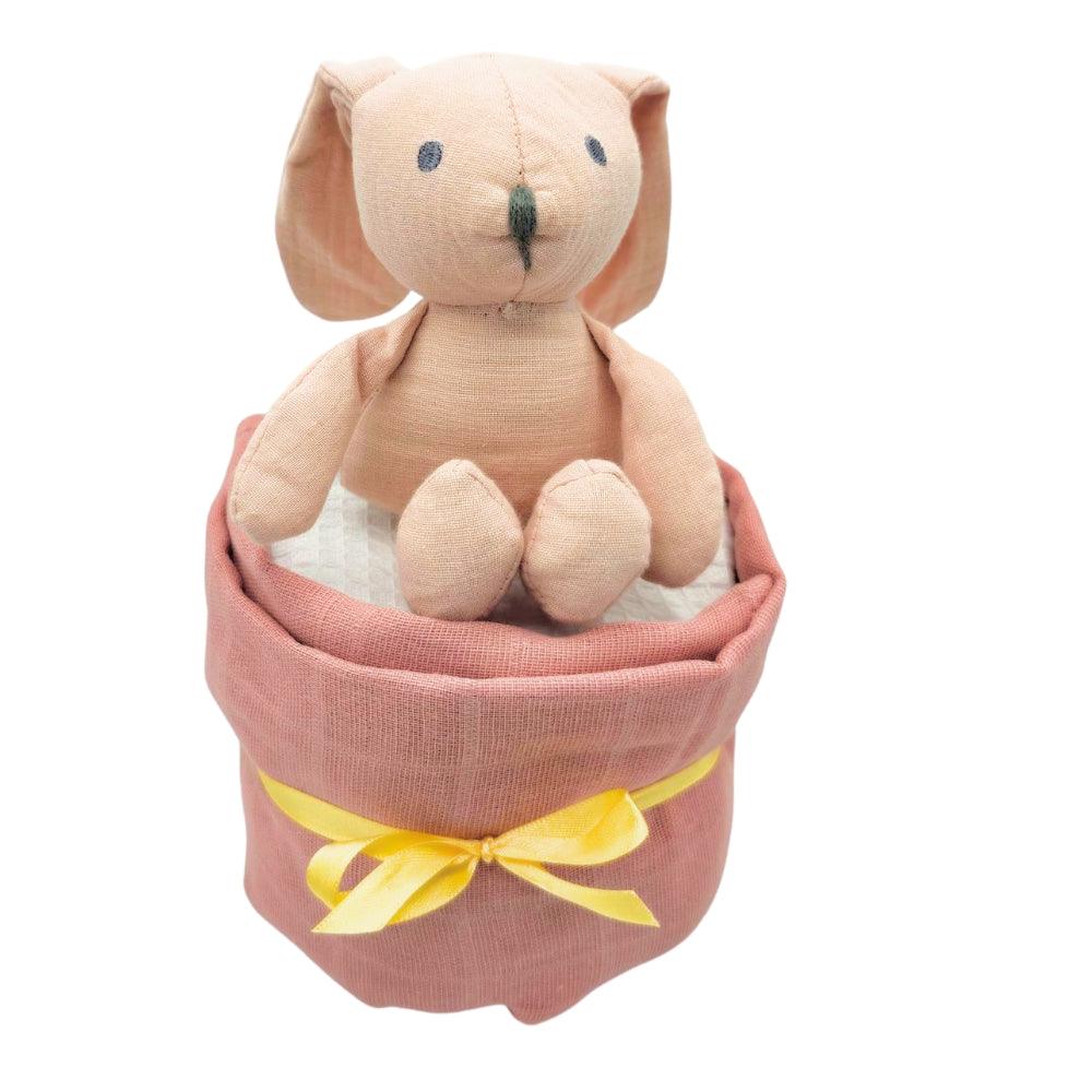 Say It Baby - Pink Baby Girl Nappy Cupcake