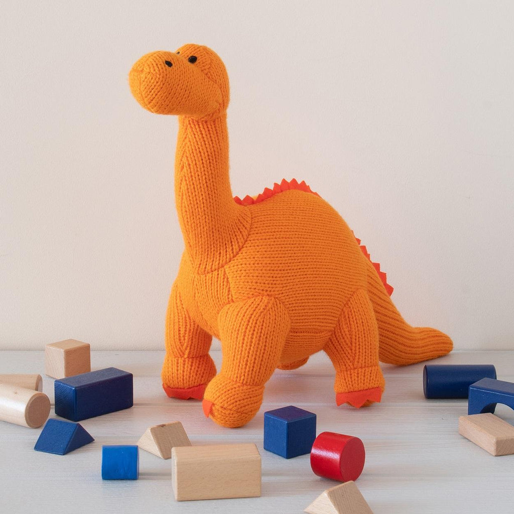 Best Years Orange Diplodocus Dinosaur - Large. Sold by Say It Baby Gifts