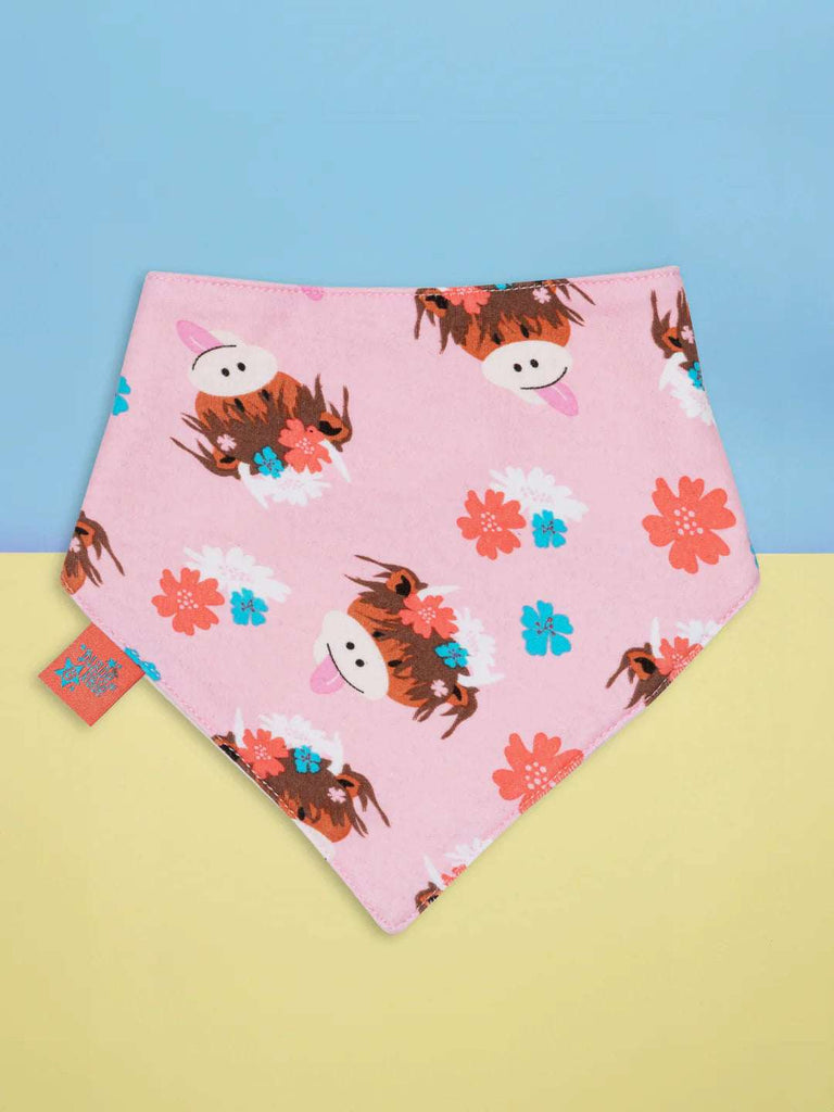 Bonnie Highland Cow Bib by Blade & Rose