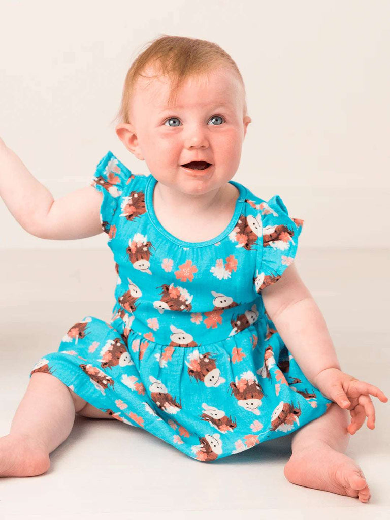 Blade & Rose Bonnie Highland Cow Summer Dress 