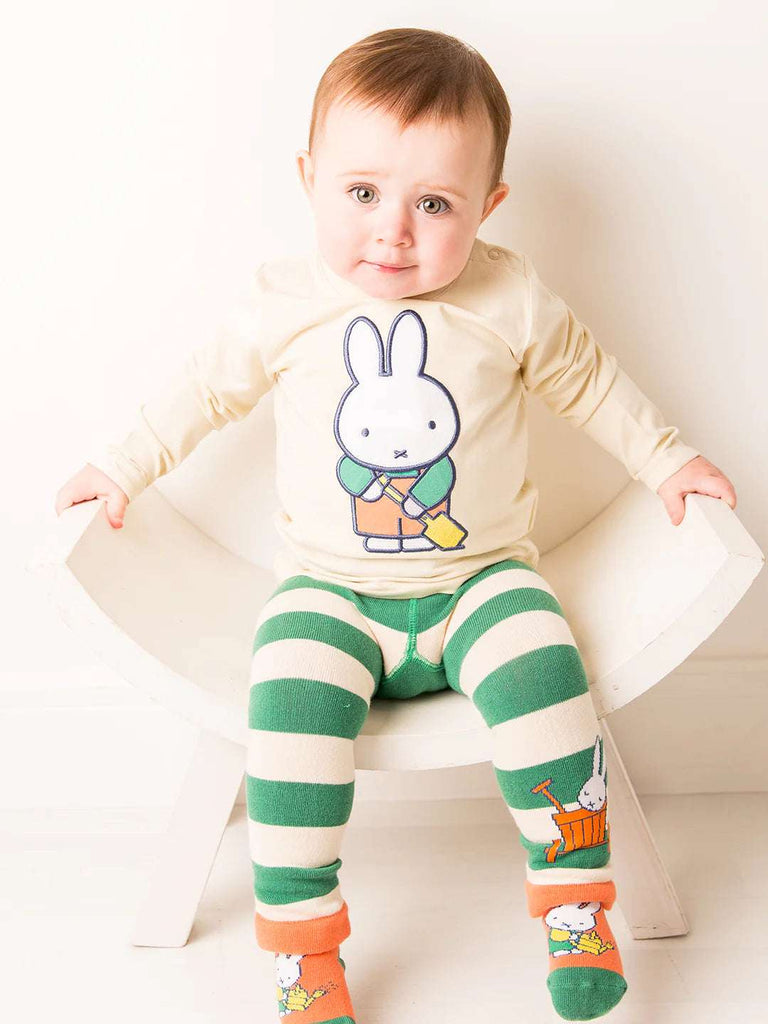 Blade & Rose Miffy In The Veg Patch Top - bold, bright and fun! This gorgeous cream top features a sweet Miffy design.