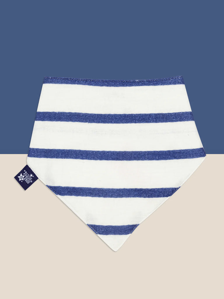 Blade & Rose Hamish Highland Cow Muslin Bibs - bold, bright and fun!  Striped bib.