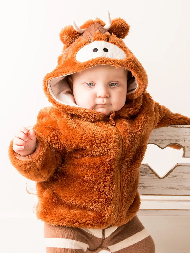 Blade & Rose Netural Highland Cow Hoodie