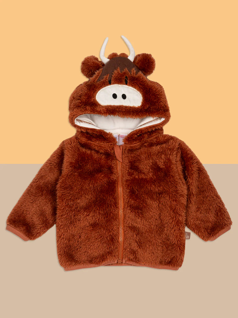 Blade & Rose Netural Highland Cow Hoodie