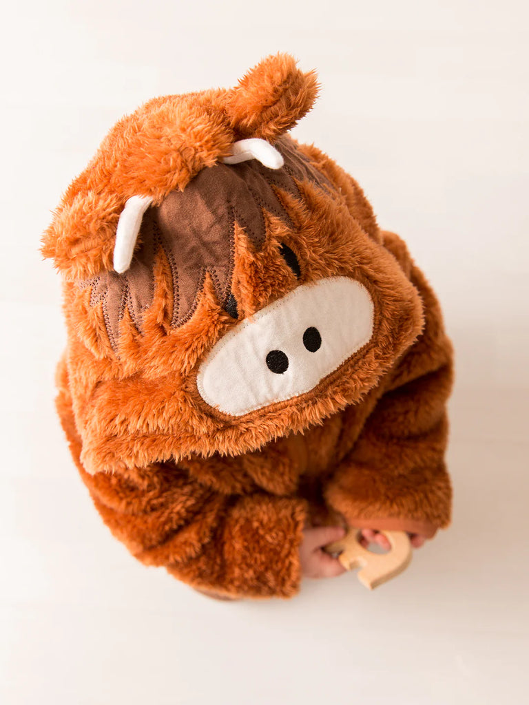 Blade & Rose Netural Highland Cow Hoodie