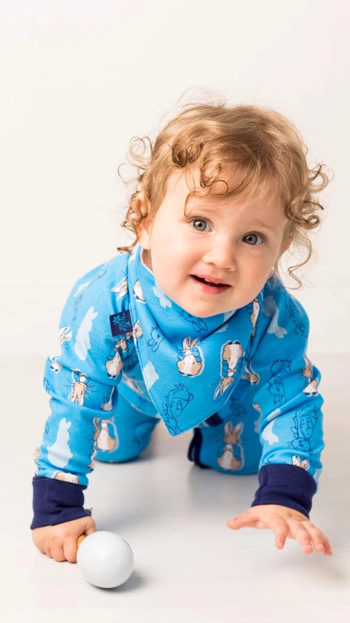 Blade & Rose Peter Rabbit Classic Zip-Up Romper - matching bib available
